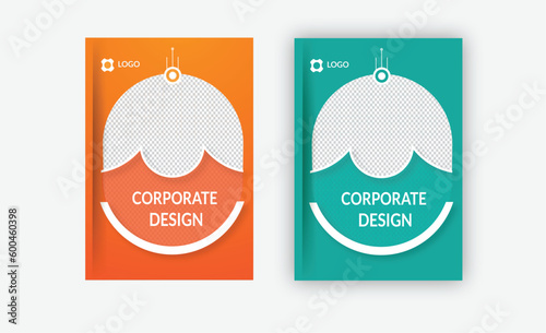 Creative Annual report brochure cover design template, Leaflet presentation, and book cover template. 