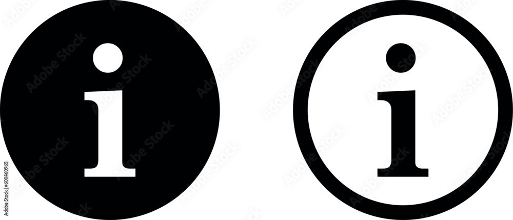 Set of info icon. Help logo. Vector isolated on white background Eps 10 Set of info icon. Help logo. Vector isolated on white background Eps 10