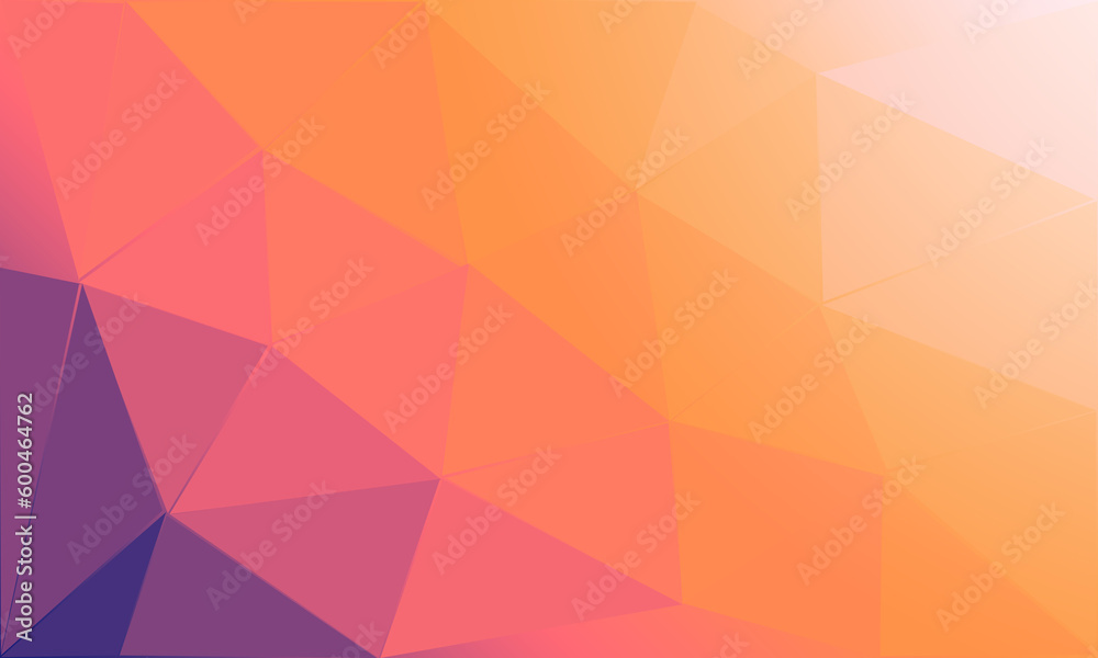 Fototapeta premium Abstract poly, polygon, background colorful style