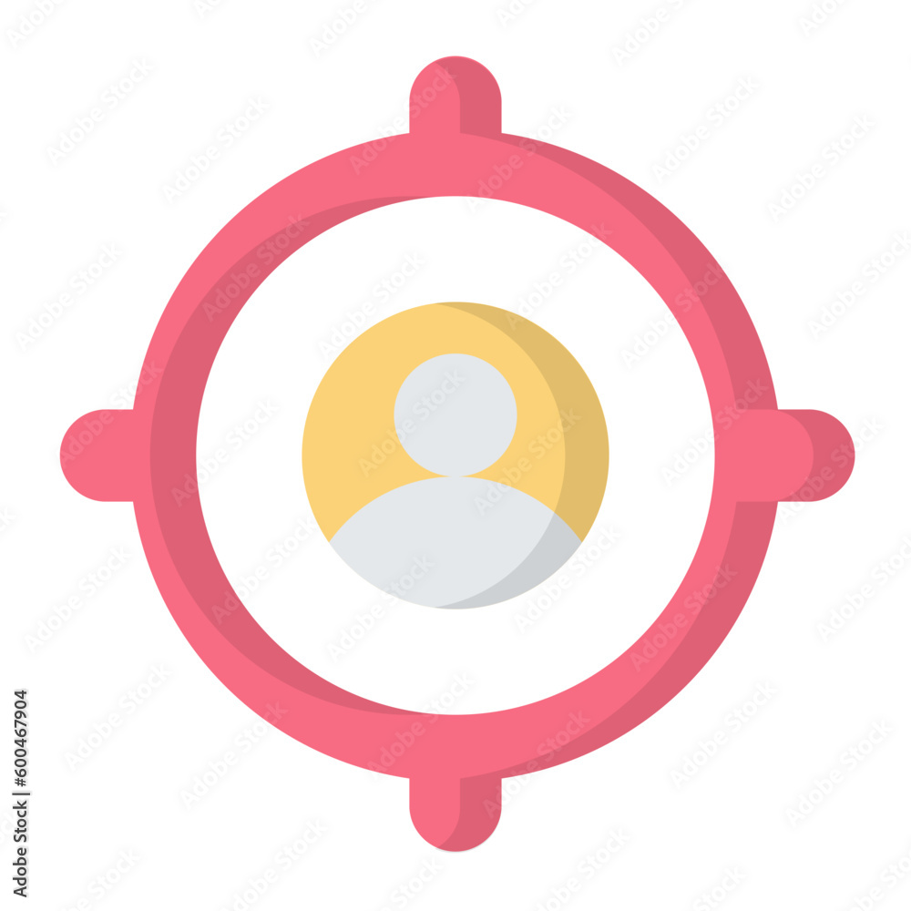 User Location Flat Icon User Location Flat Icon