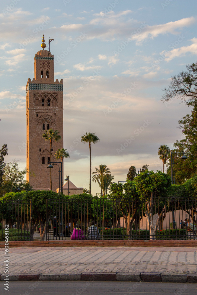 Obraz premium minaret de la Koutoubia 