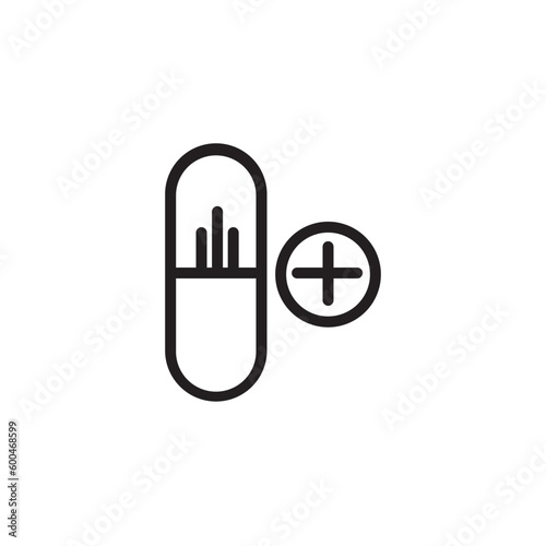 Care Pet Pills Outline Icon