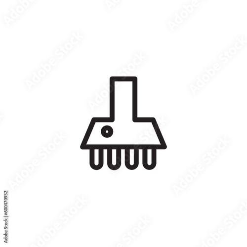 Hair Pin Hair Outline Icon