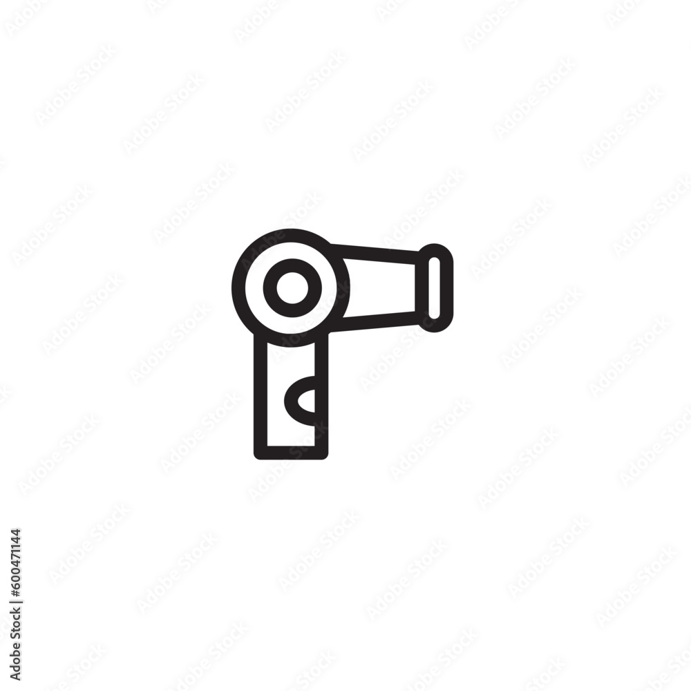 Drier Hair Hotel Outline Icon Drier Hair Hotel Outline Icon