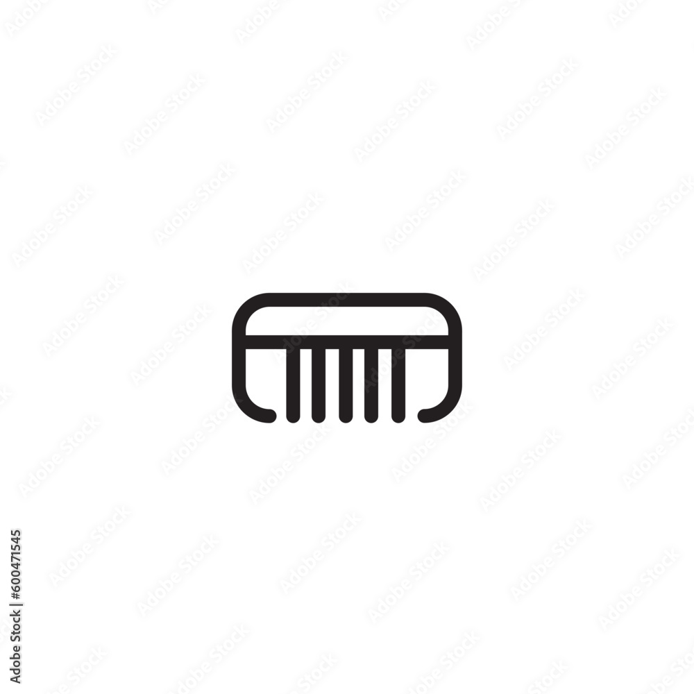Comb Brush Hair Outline Icon Comb Brush Hair Outline Icon