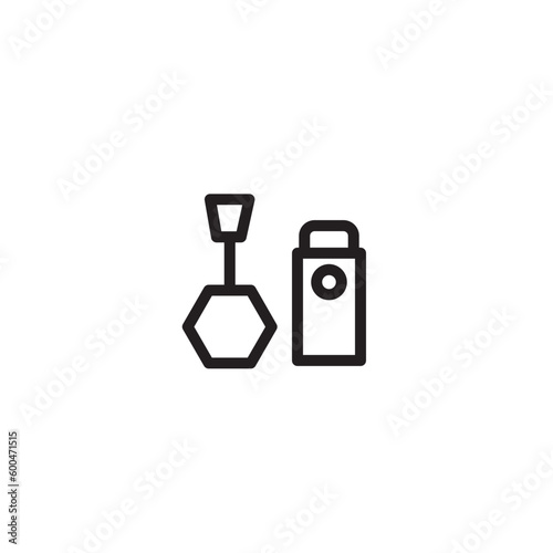 Nail Polish Saloon Outline Icon