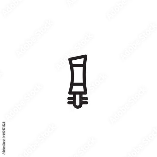 Mascara Saloon Hair Outline Icon