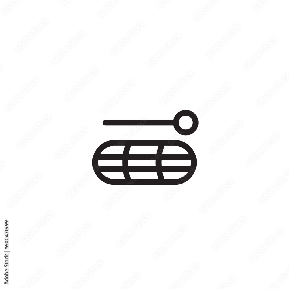 Hair Pin Hairstyle Outline Icon