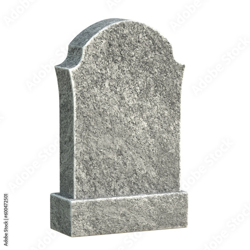 Gravestone with copy space 3d rendering