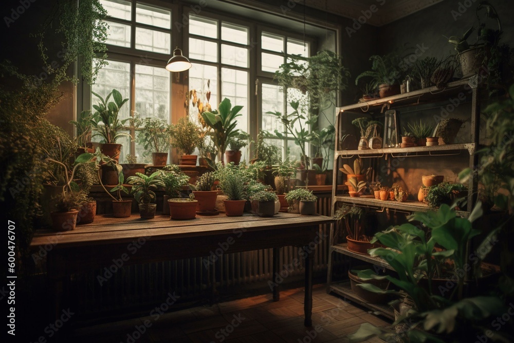 A place for growing plants inside your house. Generative AI