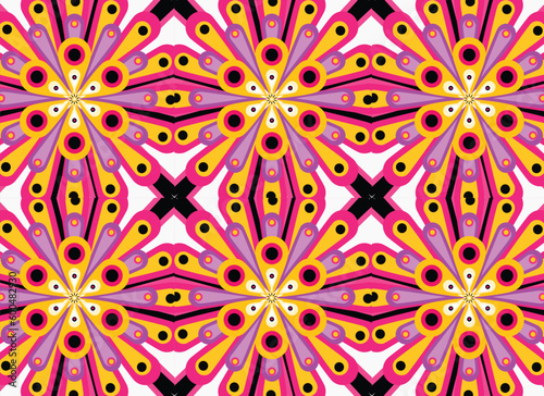 Landscape Mandala Abstract Pattern Background