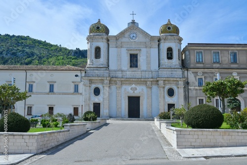 The cathedral of Cerreto Sannita in the province of Benevento  Italy.