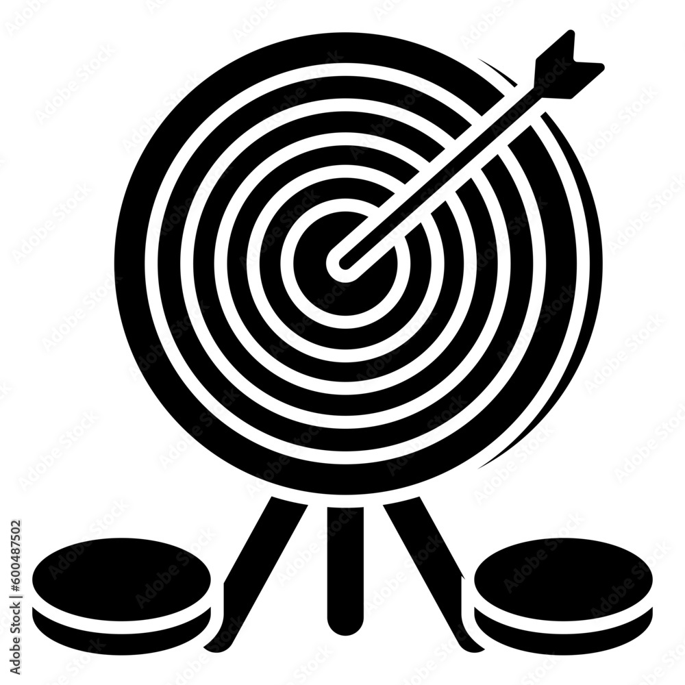 An icon design of target An icon design of target