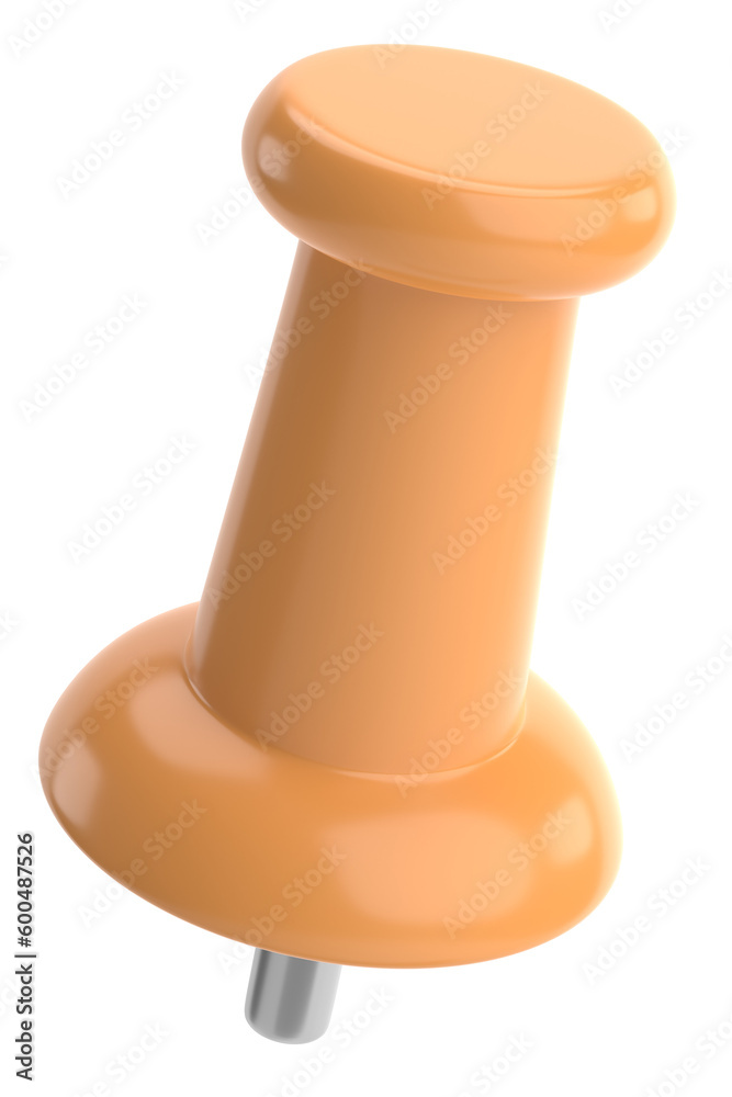 Push pin. Drawing pin. 3D pin. 3D illustration. Push pin. Drawing pin. 3D pin. 3D illustration.