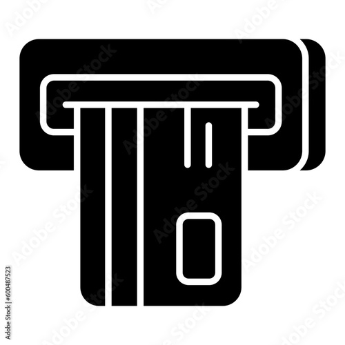Perfect design icon of atm withdrawal