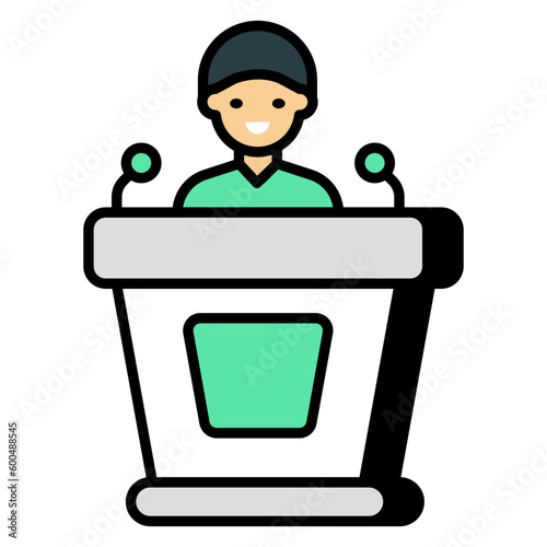 Perfect design icon of speech 