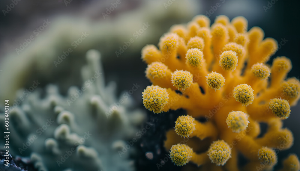 Yellow and orange coral close up
Yellow and orange coral close up