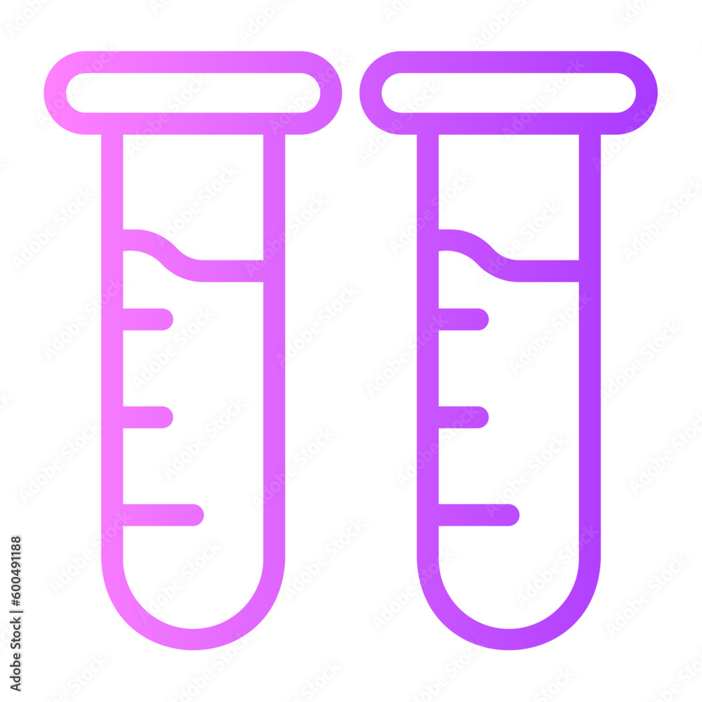 test tube gradient icon test tube gradient icon