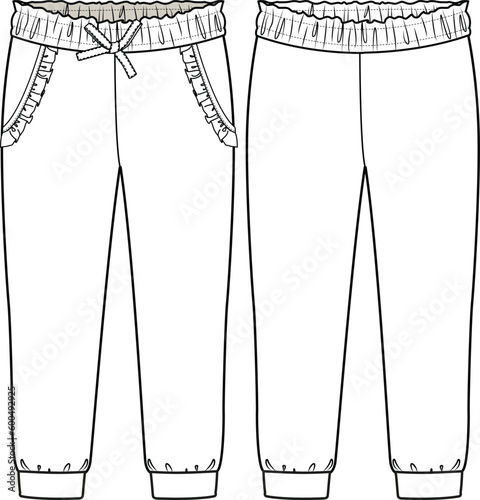KIDS BOTTOM WEAR TROUSER JOGGER VECTOR