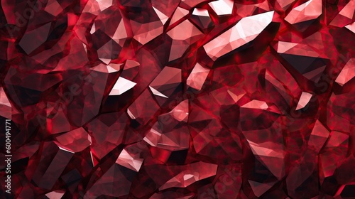 Red Mineral Background. Generative AI 