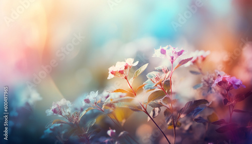 Vibrant wildflower bouquet in tranquil meadow scene generated by AI