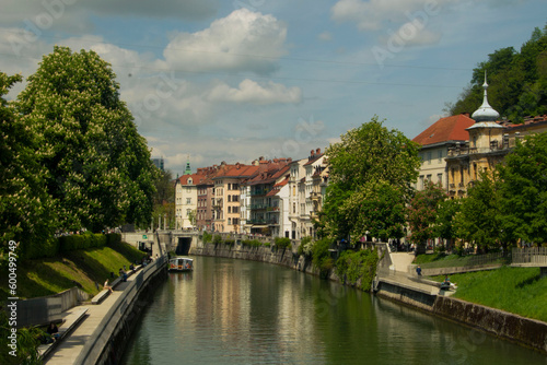 Old city centre of Ljubljana