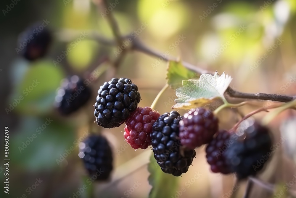 Marionberries, Generative AI illustrations