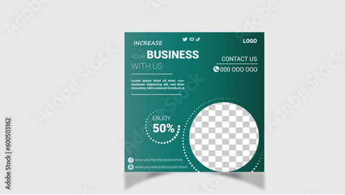 business social media post design template