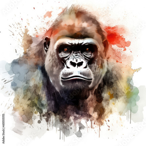 Kong with painting background