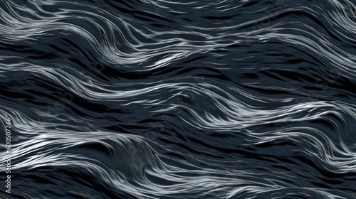 Real seamless texture background from hardened chrome steel. Generative AI