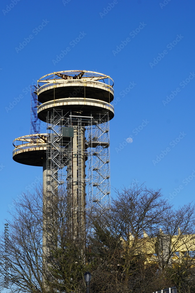 water tower in the park, New York State Pavilion Observation Towers, New York State Pavilion Observation Towers,
Fresh Meadows Corona Park