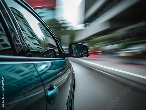 Fast vehicle moving on Motion blur background © faizzaki