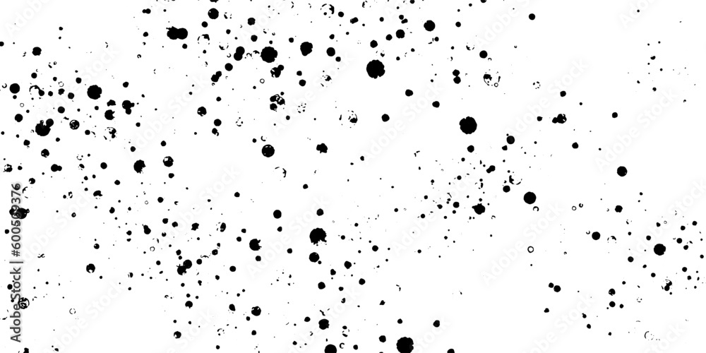 Grunge vector texture, dots, bubbles, splashes, drops. Black spots, background