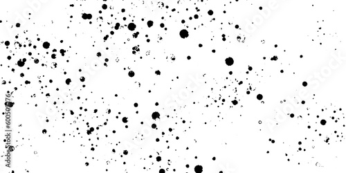 Grunge vector texture, dots, bubbles, splashes, drops. Black spots, background