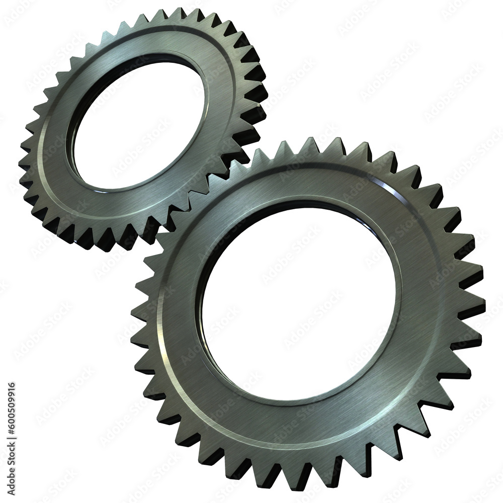 The pair of the associated steel gears The pair of the associated steel gears