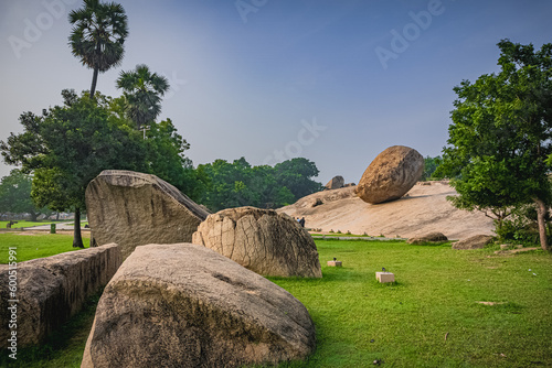 Krishna Butter Ball is UNESCO's World Heritage Site located at Mamallapuram or Mahabalipuram in Tamil Nadu, South India.Very ancient place in the world.