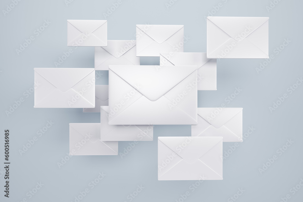 cloud of letters, 3d render cloud of letters, 3d render