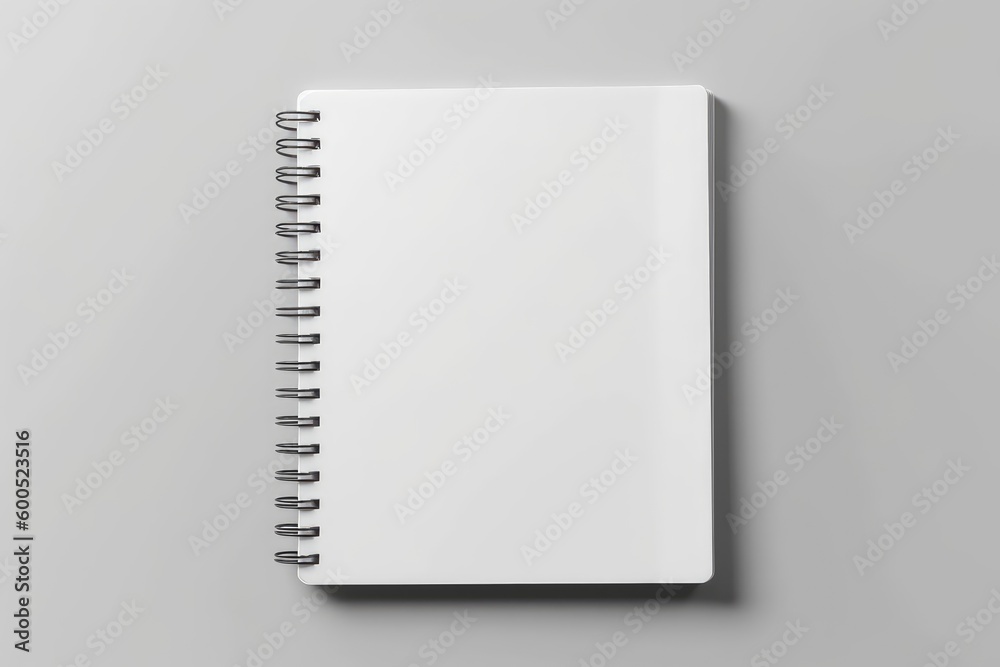 Blank notebook mockup Blank notebook mockup