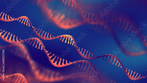 mRNA vaccine research. Single strand ribonucleic acid (RNA) molecules. RNA can be used as component for disease treatment