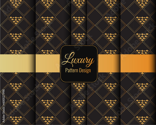 Vector set of design elements, labels, and frames for packaging for luxury products in trendy linear style.