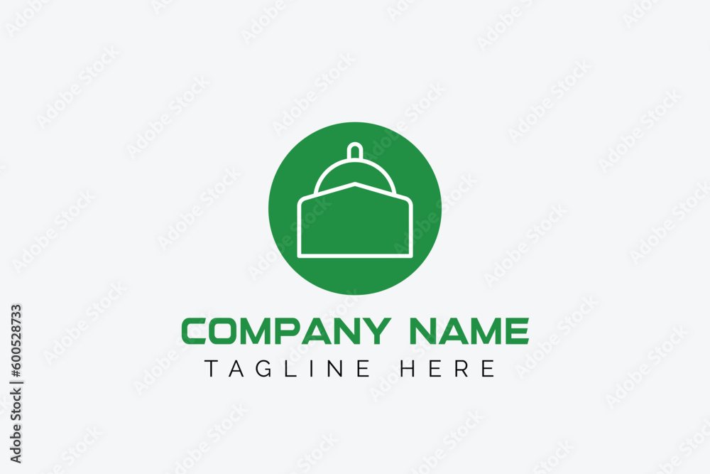 Mosque logo concept for innovation and excellent vector illustration Mosque logo concept for innovation and excellent vector illustration