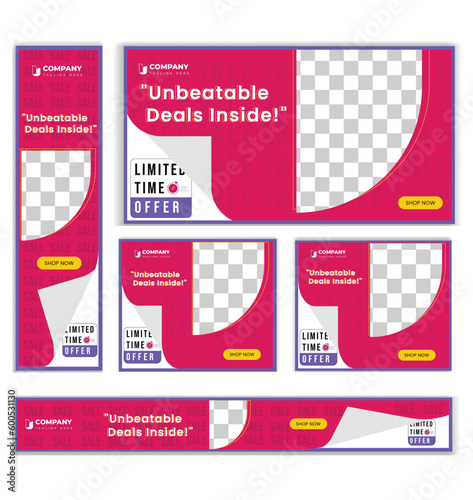 Complete Set of Sales Google Ads Banners for Transforming Your Ads Strategy