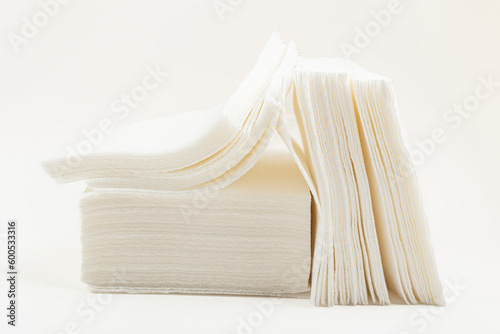 Wallpaper Mural Stack of paper napkins on a white background. Torontodigital.ca
