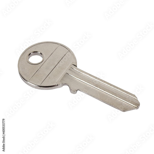 Silver Door Key PNG