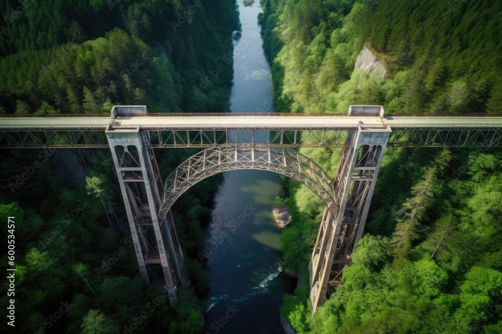 Fototapeta premium bridge over the river