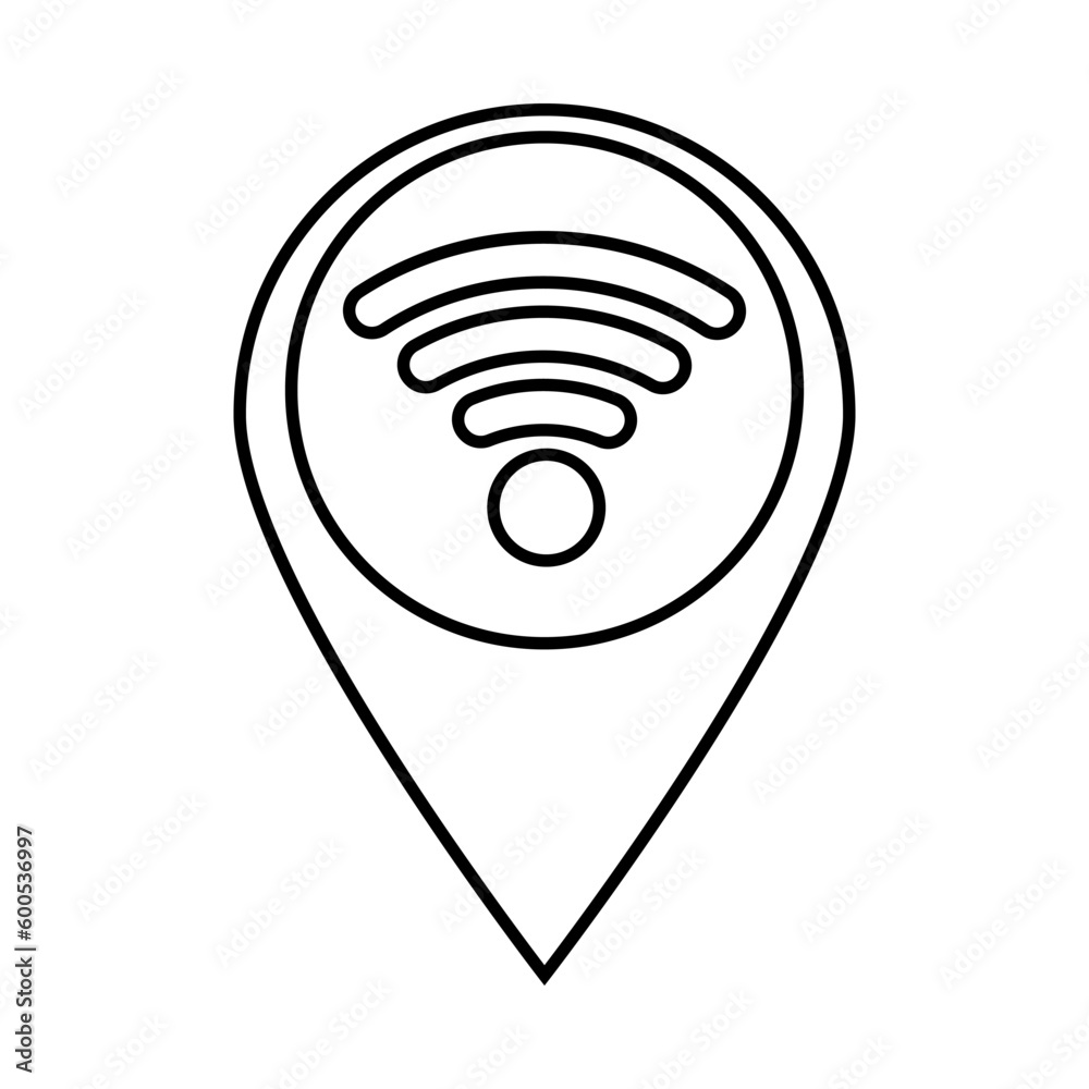 Signal icon vector. Wi Fi illustration sign. Connection symbol or logo. Signal icon vector. Wi Fi illustration sign. Connection symbol or logo.