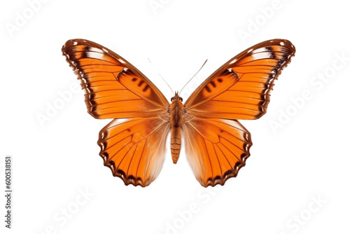 Butterfly Isolated on Transparent Background. AI