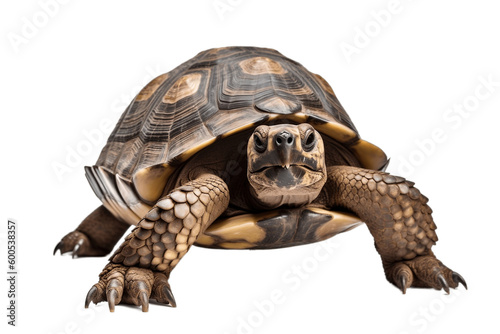 Turtle Isolated on Transparent Background. AI