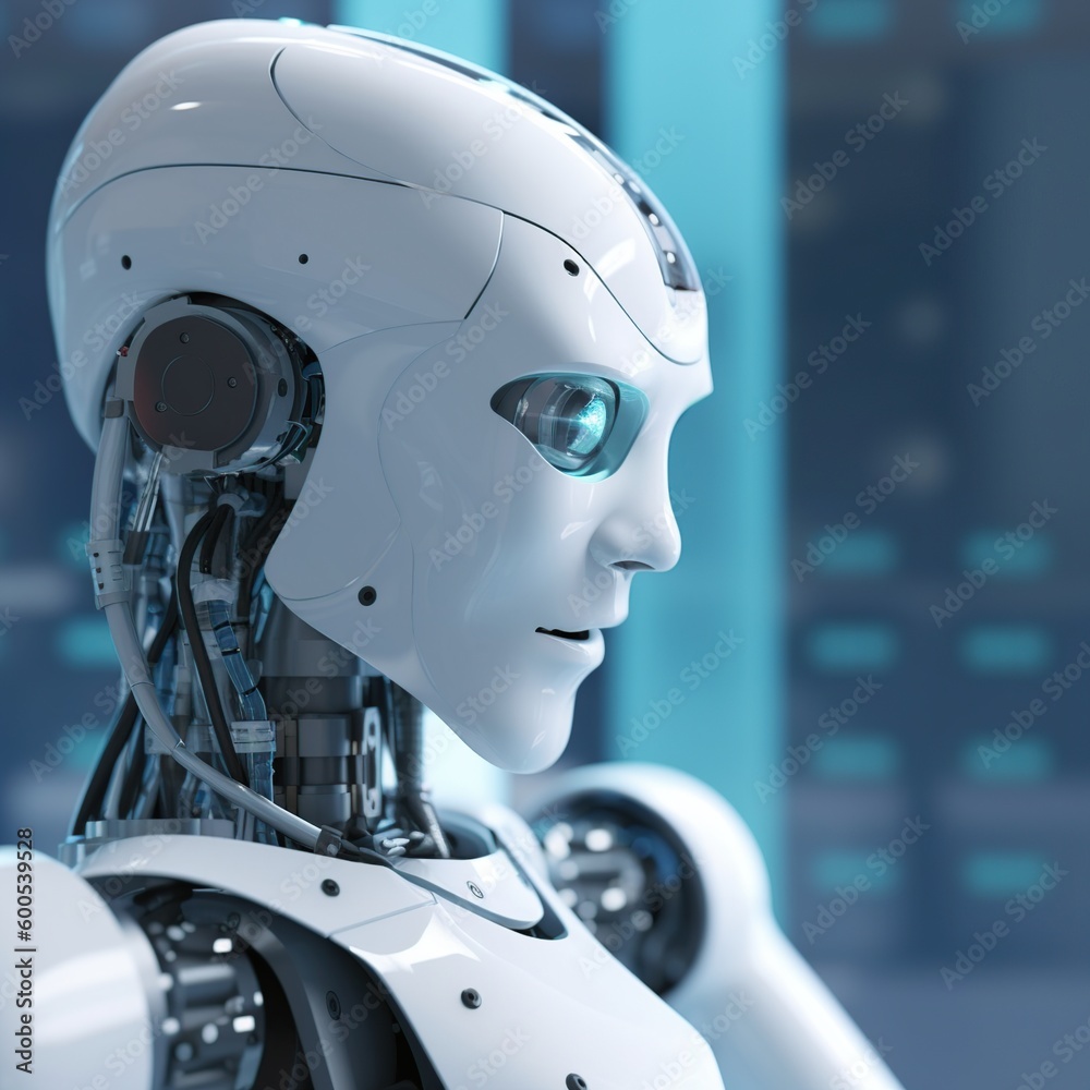 Fototapeta premium Ai Robot cyborg