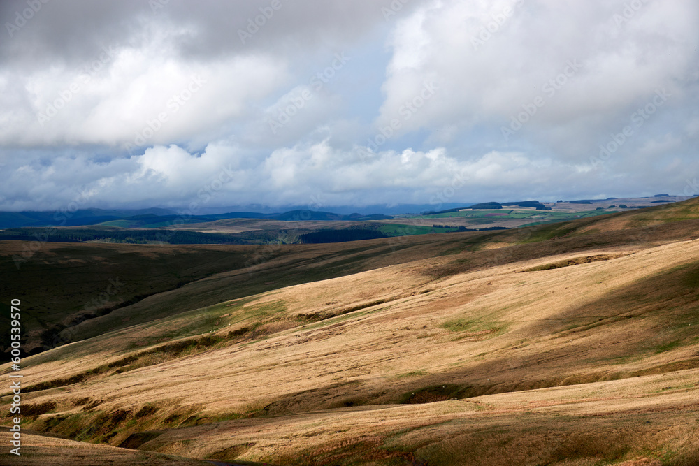 Welsh valleys near Llyn y Fan Fach Welsh valleys near Llyn y Fan Fach